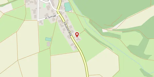 Karte der Umgebung von Hauptstraße 5, 55758 Oberhosenbach