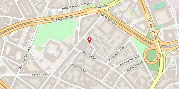 Karte der Umgebung von Quirinstr. 11-13, 50676 Köln