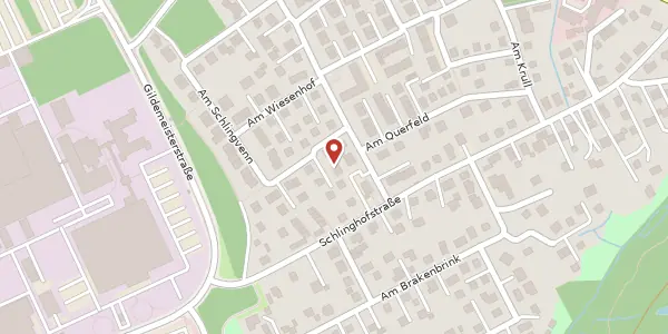 Karte der Umgebung von Am Schlingvenn 67, 33689 Bielefeld