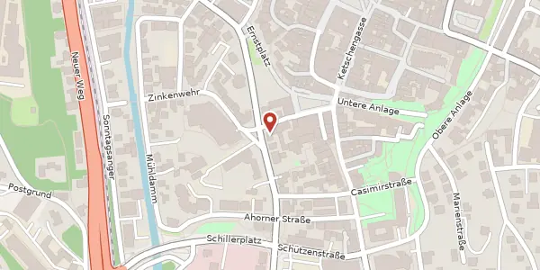 Karte der Umgebung von Goethestr. 5, 96450 Coburg