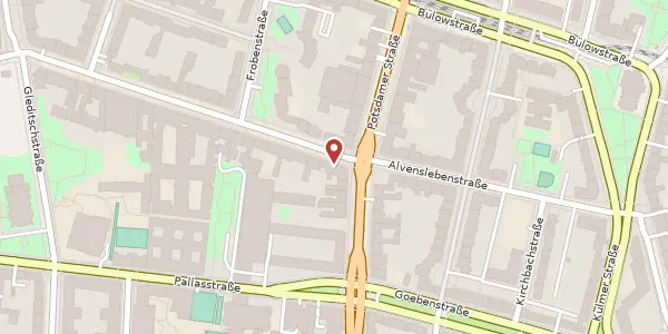 Karte der Umgebung von Winterfeldtstraße 1, 10781 Berlin