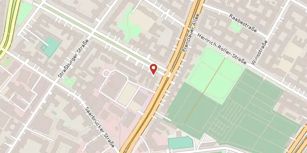 Karte der Umgebung von Metzerstraße 21, 10405 Berlin