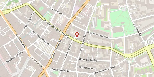 Karte der Umgebung von Richard-Wagner-Straße 58-60, 66111 Saarbrücken