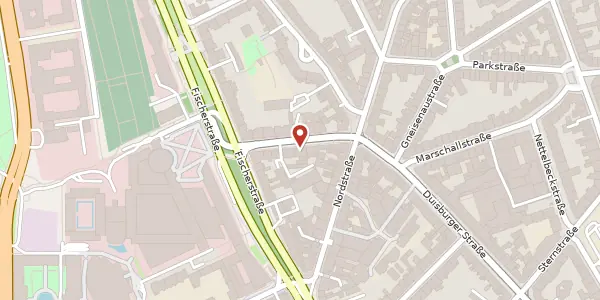Karte der Umgebung von Venloer Str. 8, 40477 Düsseldorf