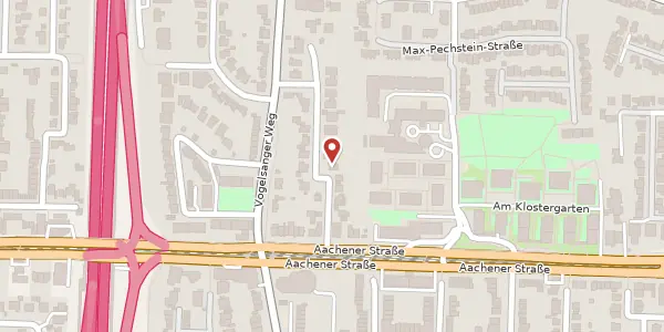 Karte der Umgebung von Drosselstr. 12, 50858 Köln