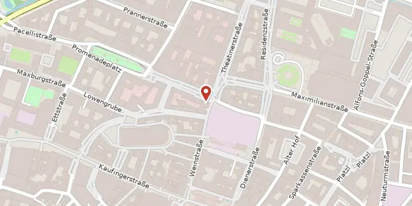 Karte der Umgebung von Theatinerstr. 3, 80333 München