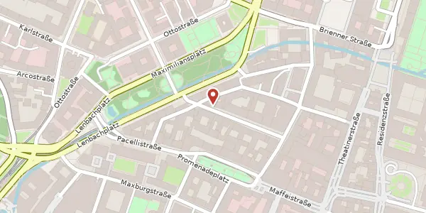 Karte der Umgebung von Prannerstr. 10, 80333 München