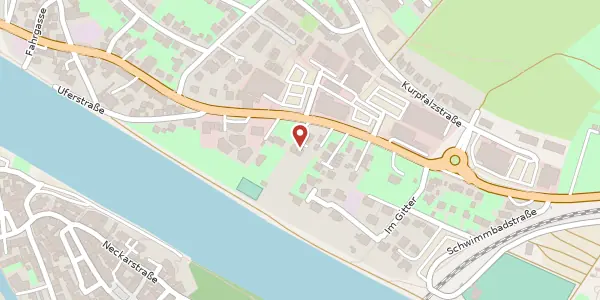 Karte der Umgebung von Neckarsteinacherstraße 22/2, 69151 Neckargemünd