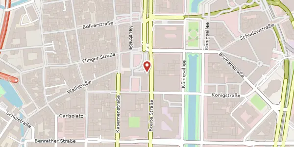 Karte der Umgebung von Heinrich-Heine-Allee 53, 40213 Düsseldorf