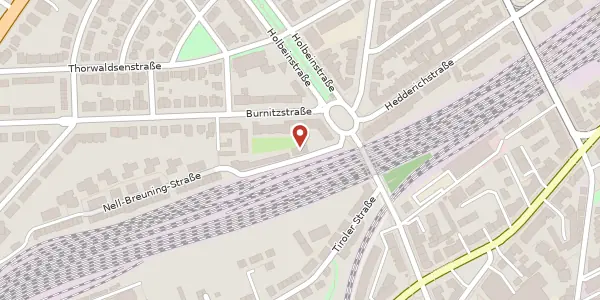 Karte der Umgebung von Nell-Breuning-Straße 2c, 60596 Frankfurt
