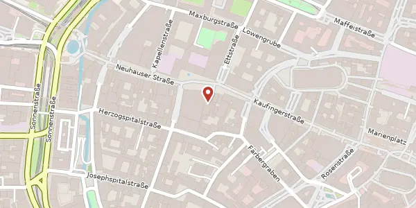 Karte der Umgebung von Neuhauser Str. 15 / V, 80331 München