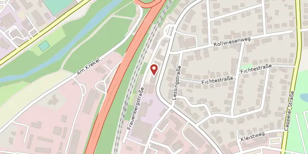 Karte der Umgebung von Frauenbergstraße 8, 35039 Marburg