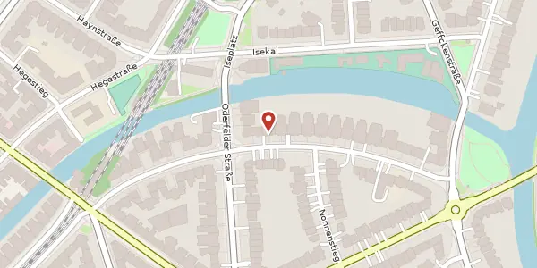 Karte der Umgebung von Isestraße 111, 20149 Hamburg