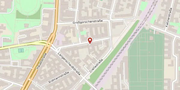 Karte der Umgebung von Willmanndamm 7, 10827 Berlin