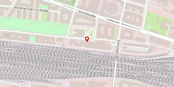 Karte der Umgebung von Erika-Mann-Str. 5, 80636 München