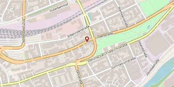 Karte der Umgebung von Lindenstr. 56, 75175 Pforzheim