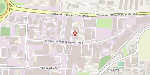 Karte der Umgebung von Ritter-von-Eitzenberger-Straße 11, 95448 Bayreuth
