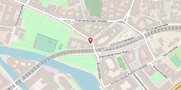 Karte der Umgebung von Kleine Präsidentenstraße 4, 10178 Berlin