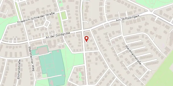 Karte der Umgebung von Hechtsheimer Straße 54, 55131 Mainz