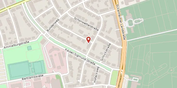 Karte der Umgebung von Jakob-Heller-Str. 1, 60320 Frankfurt