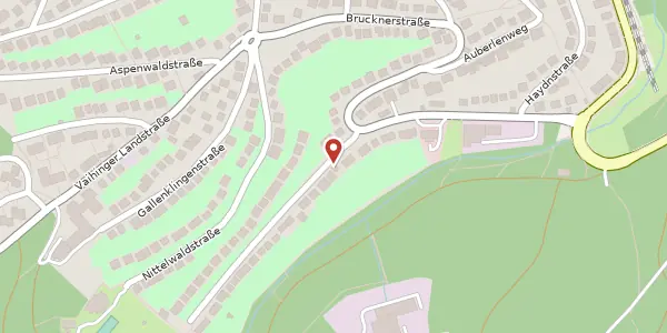 Karte der Umgebung von Lindpaintnerstraße 39, 70195 Stuttgart
