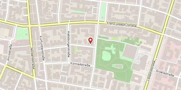 Karte der Umgebung von Friedrichstr. 15, 80801 München