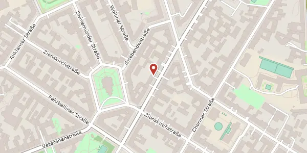 Karte der Umgebung von Kastanienallee 43, 10119 Berlin