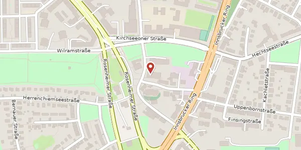 Karte der Umgebung von Ramersdorfer Str. 1, 81669 München