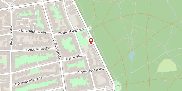 Karte der Umgebung von Hohenzollernstraße 36, 30161 Hannover