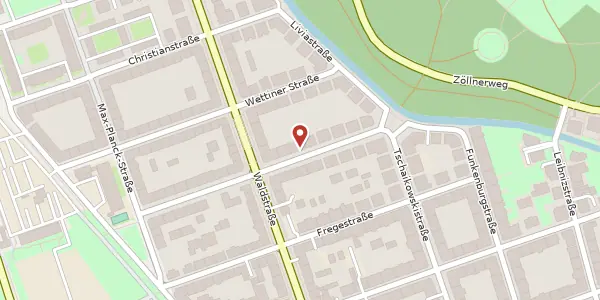 Karte der Umgebung von Feuerbachstr. 12, 04105 Leipzig