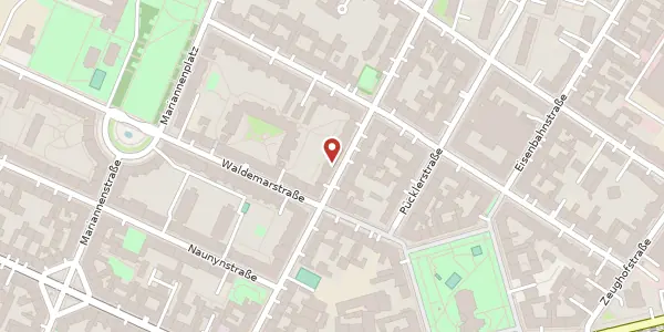 Karte der Umgebung von Audre-Lorde-Straße 44, 10997 Berlin