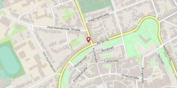 Karte der Umgebung von Möhlenring 81, 47906 Kempen