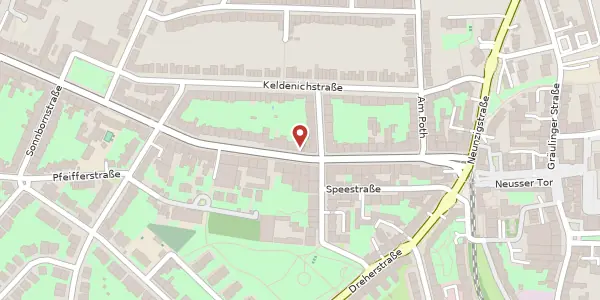 Karte der Umgebung von Benderstr. 35, 40625 Düsseldorf