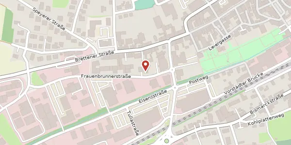 Karte der Umgebung von Frauenbrunner Str. 2/1, 75031 Eppingen