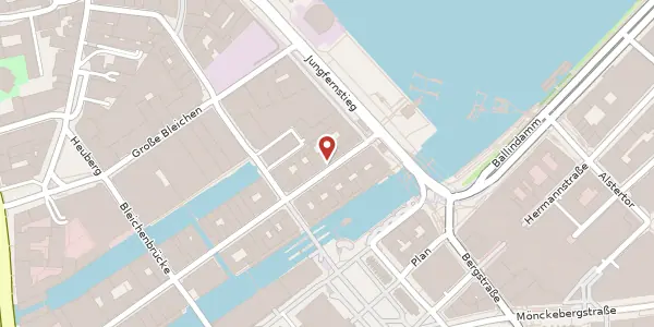 Karte der Umgebung von Neuer Wall 10, 20354 Hamburg