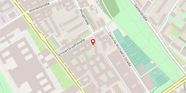 Karte der Umgebung von Schwartzkopffstraße 7 c, 10115 Berlin