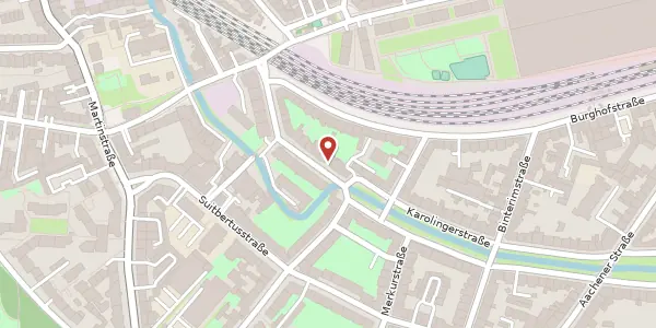 Karte der Umgebung von Karolingerstr. 24, 40223 Düsseldorf