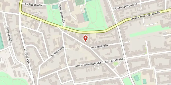 Karte der Umgebung von Triftstaße 26/27, 06114 Halle (Saale)