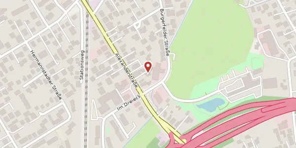 Karte der Umgebung von Alexanderstr. 250 A, 26127 Oldenburg