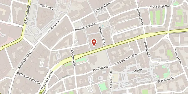 Karte der Umgebung von Berliner Str. 44, 60311 Frankfurt