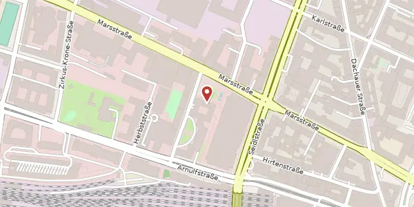 Karte der Umgebung von Rundfunkplatz 2, 80335 München