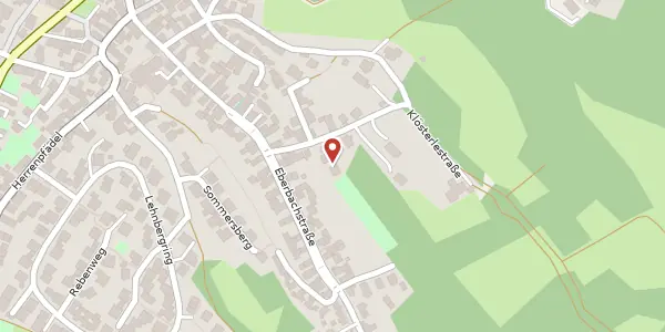 Karte der Umgebung von Kochersbergweg 6a, 76532 Baden-Baden