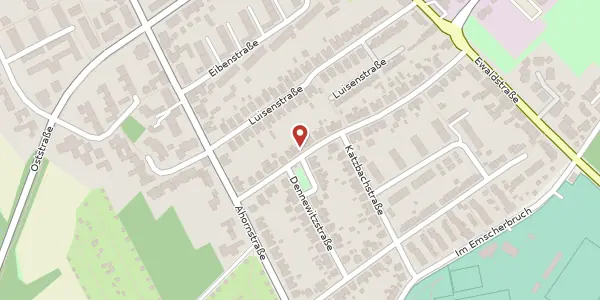 Karte der Umgebung von Waterloostr. 42, 45892 Gelsenkirchen