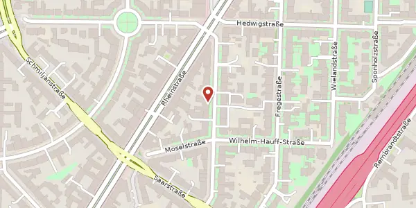 Karte der Umgebung von Dickhardtstraße 5, 12159 Berlin