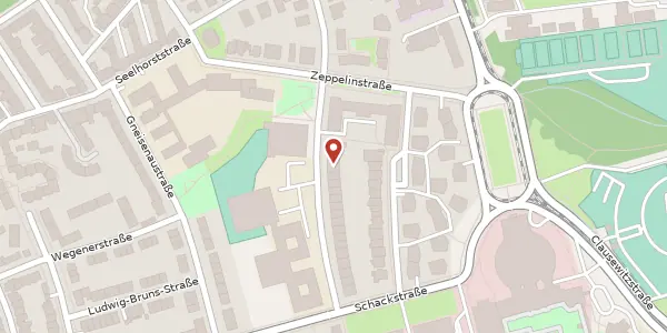 Karte der Umgebung von Lüerstraße 16, 30175 Hannover