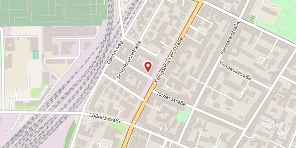 Karte der Umgebung von Schwepnitzer Straße 2, 01097 Dresden