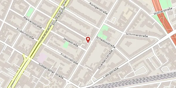 Karte der Umgebung von Ottostraße 57, 50823 Köln