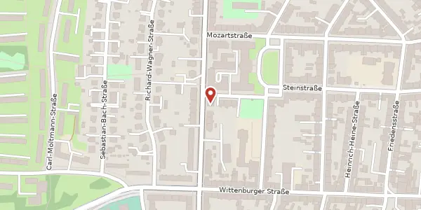 Karte der Umgebung von Demmlerplatz 12, 19053 Schwerin