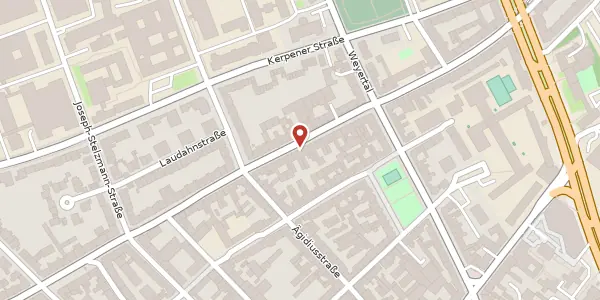 Karte der Umgebung von Zülpicher Str. 229, 50937 Köln