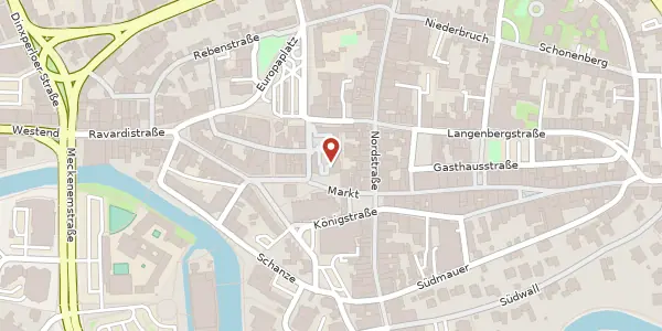 Karte der Umgebung von Crispinusplatz 4, 46399 Bocholt